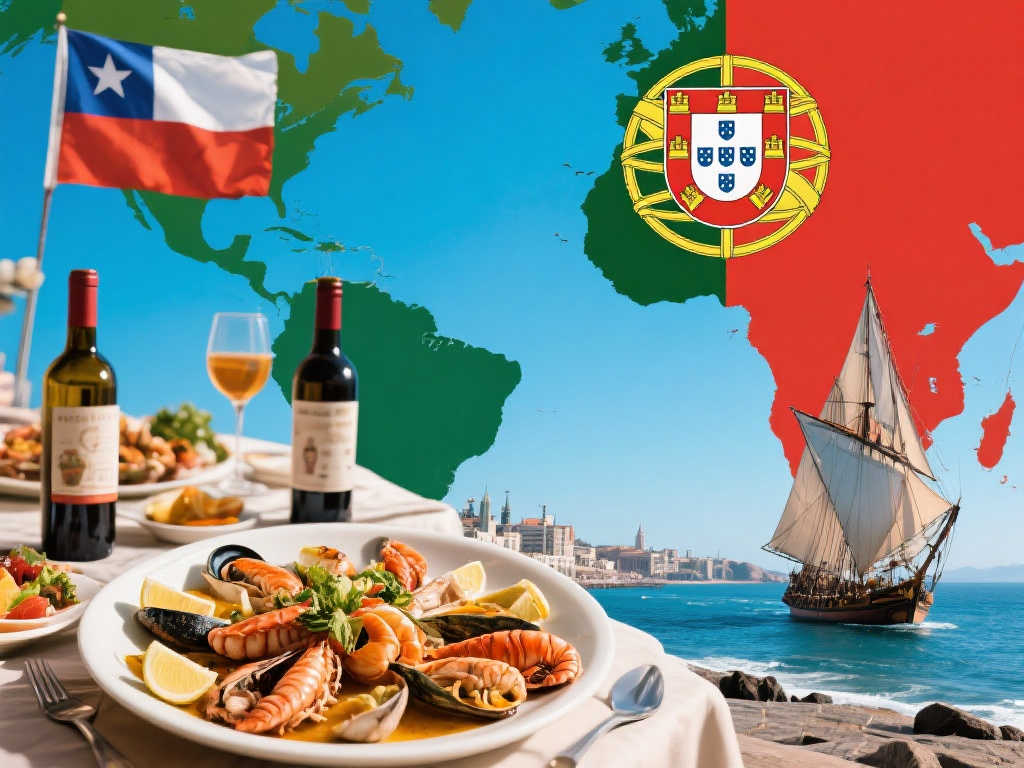 智利与葡萄牙的交汇