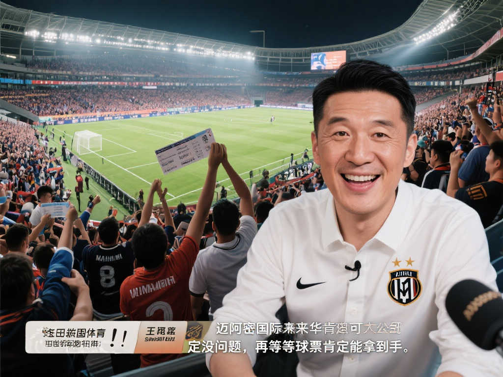 王涛：迈阿密国际来华行程无忧，球票迟早能顺利购得